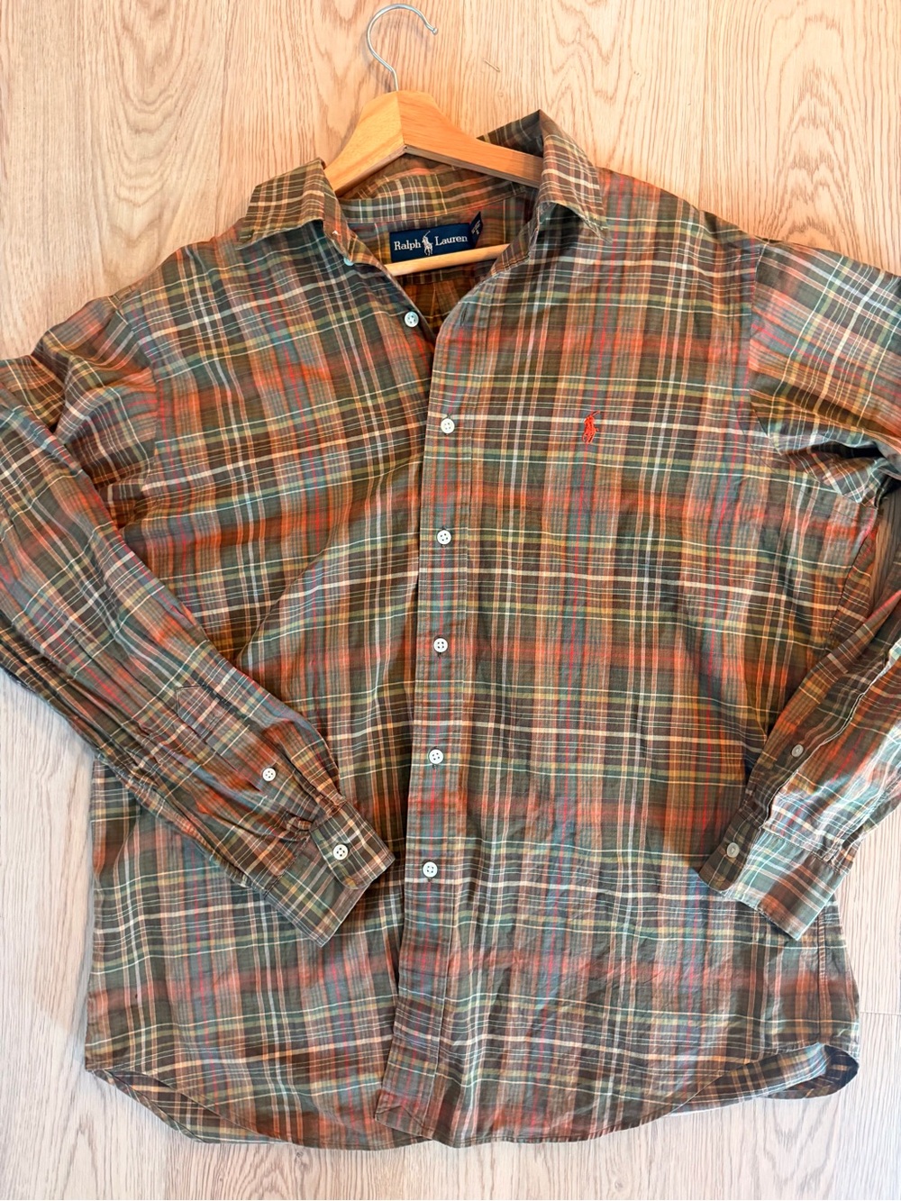 Ralph Lauren Classic Fit Plaid Men’s Button Up